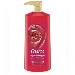 Caress Tahitian Pomegranate & Coconut Milk Exfoliating Body Wash